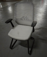 Visitor's chair: Mesh, Sled, with Armrest