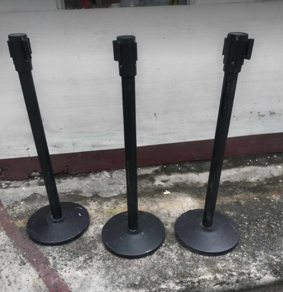 Stanchion Post Black