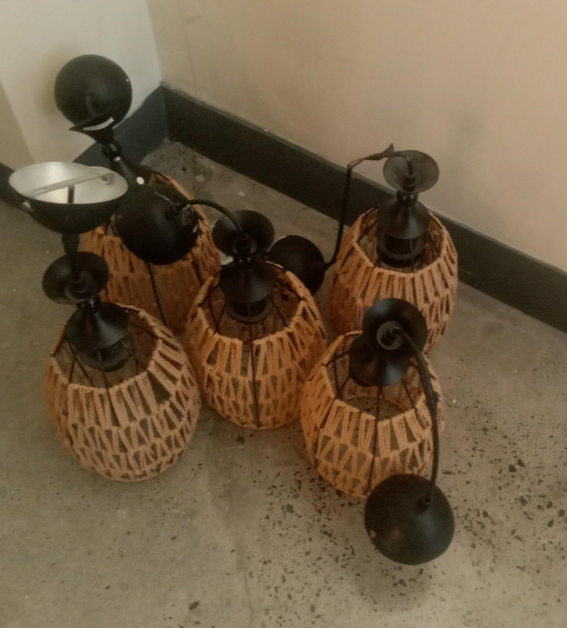 Lighting Fixture Rattan
