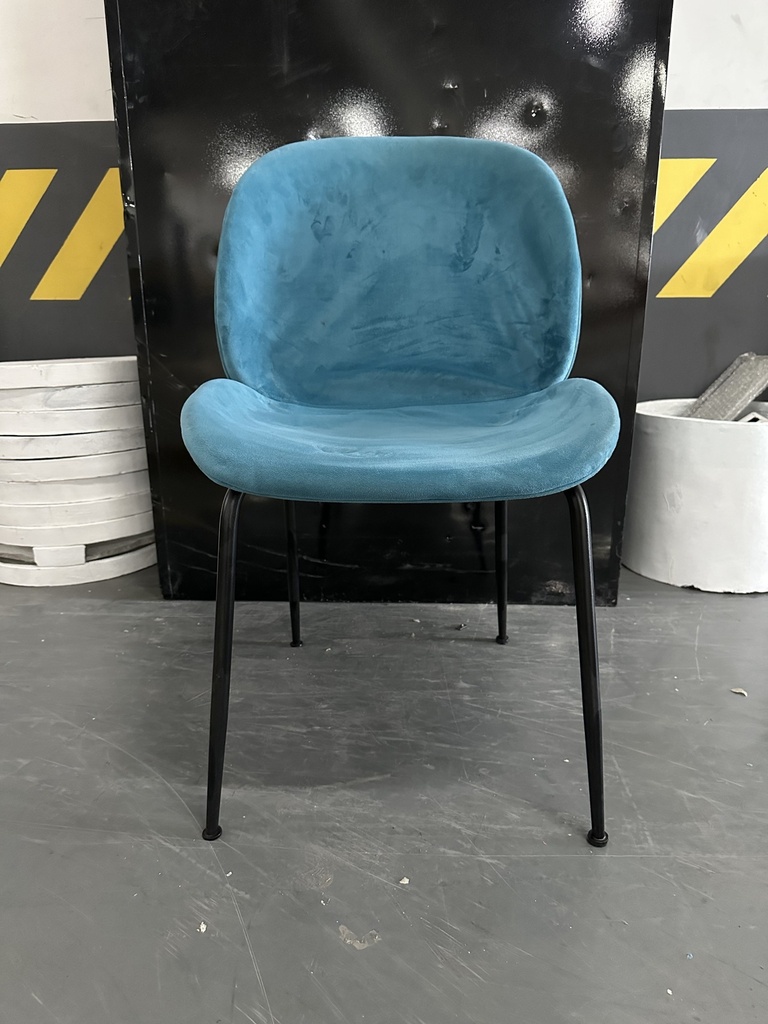 ACCENT CHAIR - TEAL BLUE
