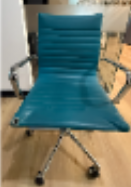 Leatherette Starbase Chair - Blue