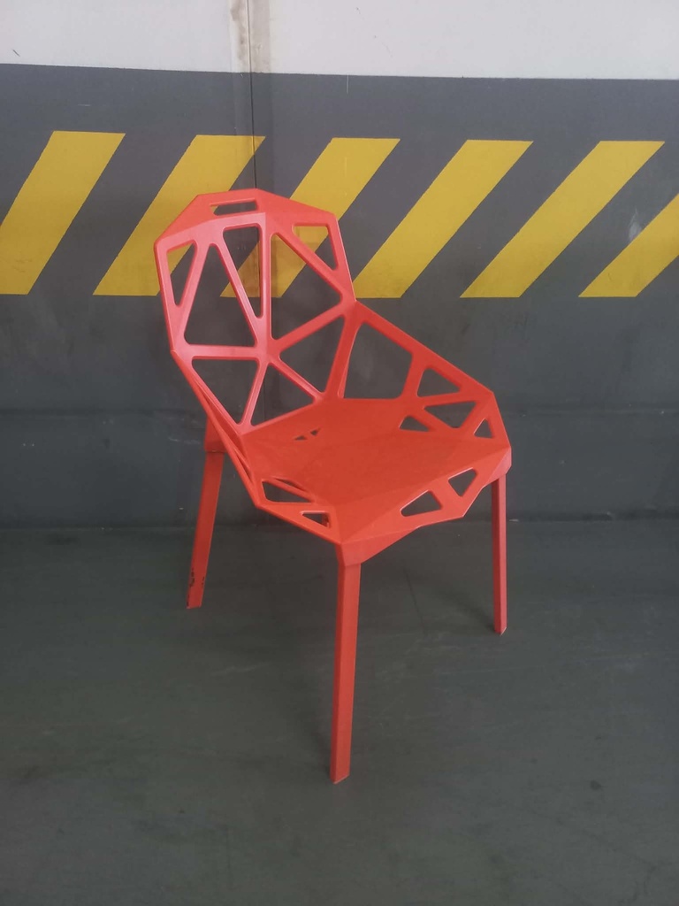 PANTRY CHAIR - ORANGE (MESH)