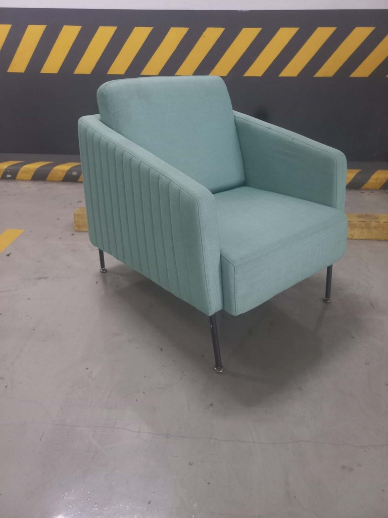 1 SEATER SOFA - LIGHT BLUE