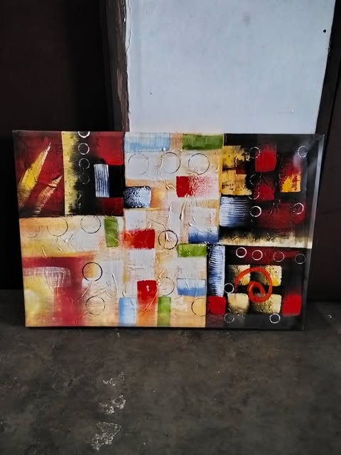 ABSTRACT PAINTING 90.5 X 61.5 CM