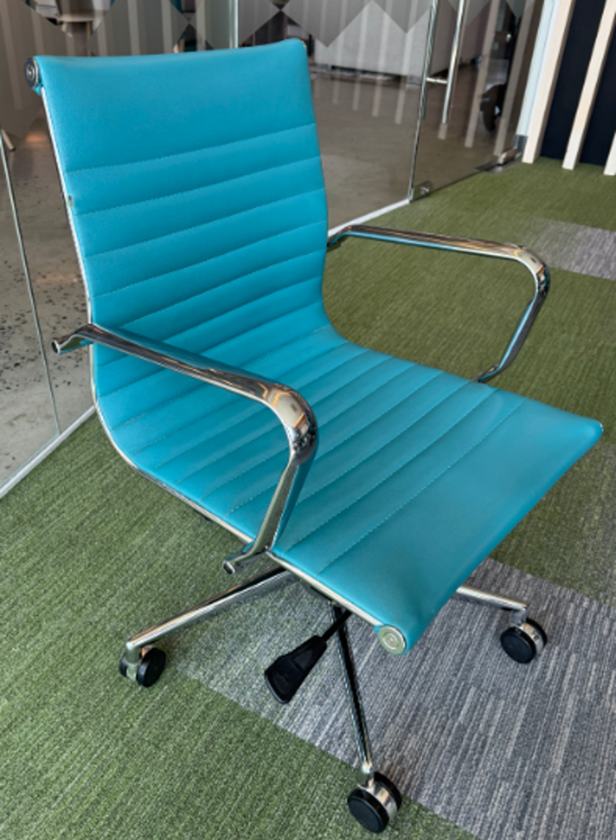 STARBASE LEATHERETTE - TEAL BLUE
