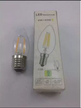 Incandescent 4W warmwhite screwtype