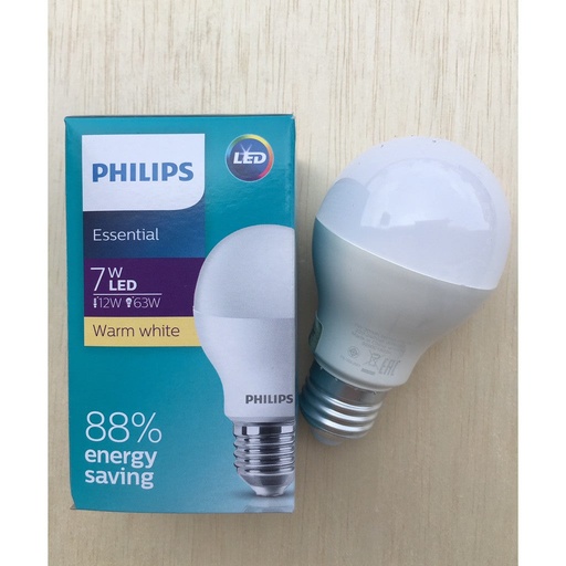 LED Bulb 7W Warmwhite or Daylight Philips