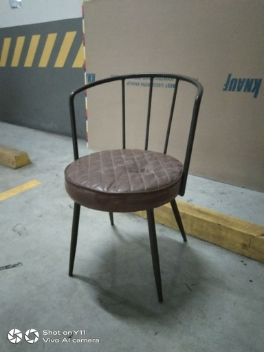 PANTRY CHAIR LEATHERETTE - BROWN