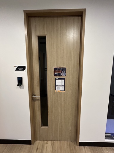 D1_Veneer Door_Single Leaf w/ Vision Panel w/ Jamb