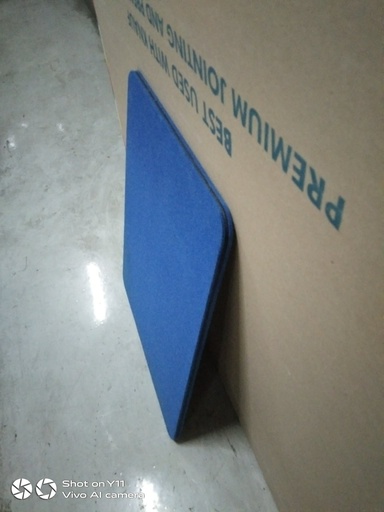 SIDE PARTITION (55 X 45 CM) - BLUE WITH BLACK LINING