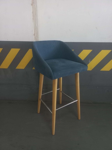 BAR CHAIR - NAVY BLUE