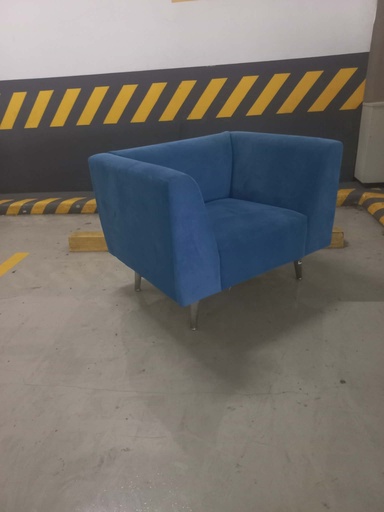 1 SEATER SOFA - NAVY BLUE