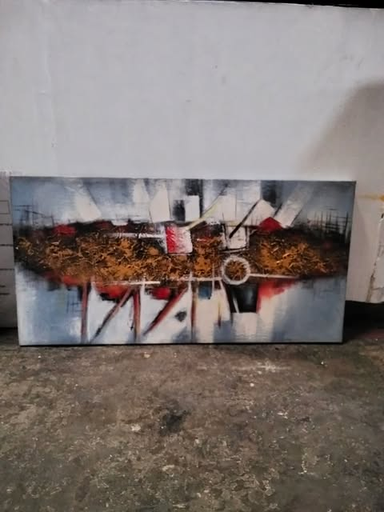 ABSTRACT PAINTING 120 X 60 CM