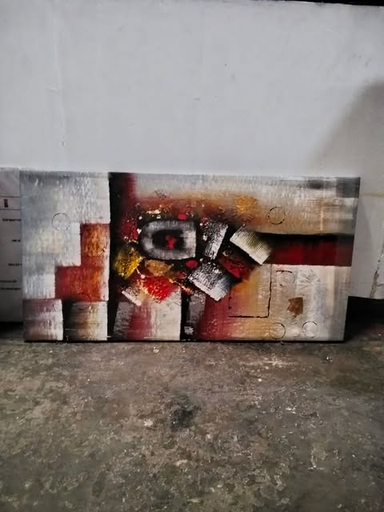 ABSTRACT PAINTING 119.5 X 61 CM