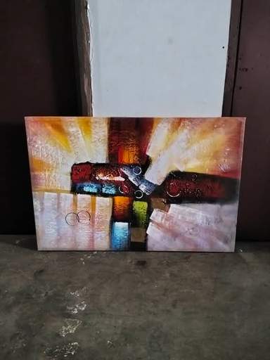 ABSTRACT PAINTING 92 X 61 CM
