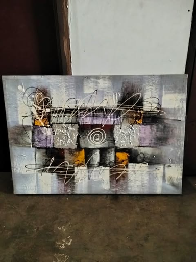 ABSTRACT PAINTING 89.5 X 61.5 CM
