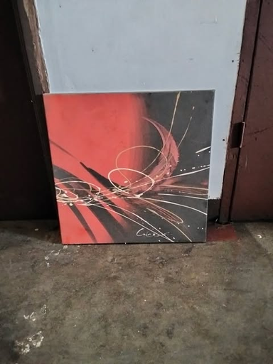 ABSTRACT PAINTING 50 X 50 CM
