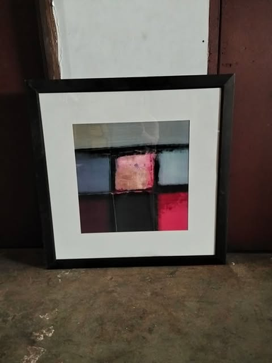 ABSTRACT PAINTING 77 X 77 CM